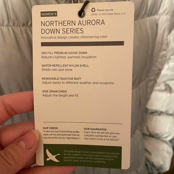 Eddie Bauer Northern Aurora Down Series Winter Jacket - Picture 9 of 10